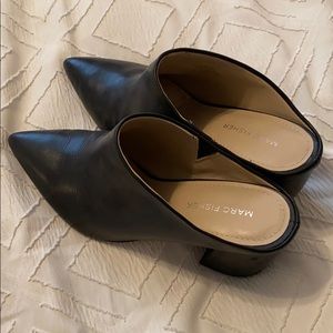 Marc Fisher black mule heels - size 7